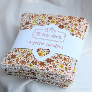 Semainier de Lingettes lavables "Chester"
