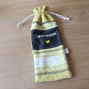 Sac à saucisson  "Saucisson ♥" Oscar