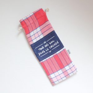 Sac à saucisson  "Tout est bon dans le cochon" Roger