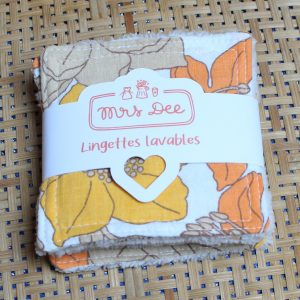 Semainier de Lingettes lavables "Archie"