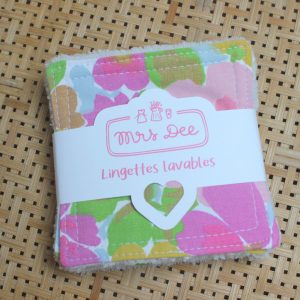 Semainier de Lingettes lavables "Grace"